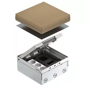 Outlet box Obo Bettermann UDHOME4 2V V Type C Europlug