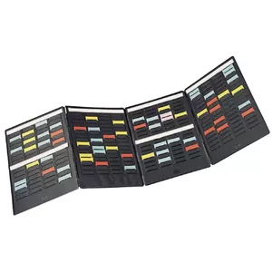 Mini Planner Nobo T-Card Planning Kit 4 Sided Case Size 1.5