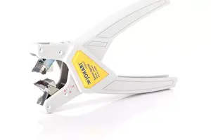 Cable stripper JOKARI 20300 for round cables up to 7 mm, cable stripping knife, white/yellow