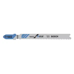 Jigsaw blade Bosch T 118 B High-Speed Steel HSS 5 pc(s)