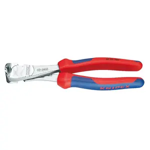 Кусачки (пинцеры) Knipex 67 05 160 — сталь, 160 мм, синие/красные рукояти