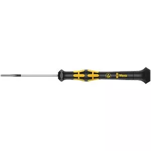 Manual screwdriver Wera 05030100001 — Standard slot, 137 mm, black/yellow handle