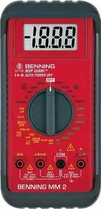 Digital Multimeter Benning MM II 044028 — 1000V measurement range
