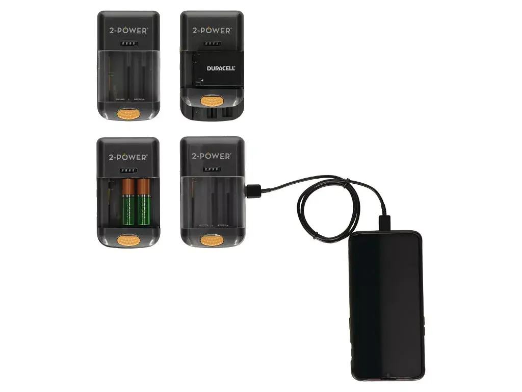 Universālais kameru akumulatora lādētājs 2-Power UDC5001A-RPEU Photo 2