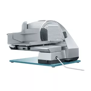 Elektriskais šķēlētājs Graef Master M 80 — 170 W, maksimālā šķēles biezums 20 mm, melns/ sudraba, stikls/metāls/plastmasa