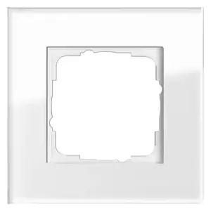 Stikla vāciņš GIRA Esprit Glas White, bez skrūvēm, 95×95×9.85 mm