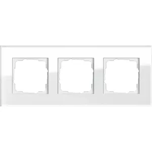 Stikla pārsega plāksne Gira Esprit Glas balta, bez skrūvēm, 95×236.8×9.85 mm