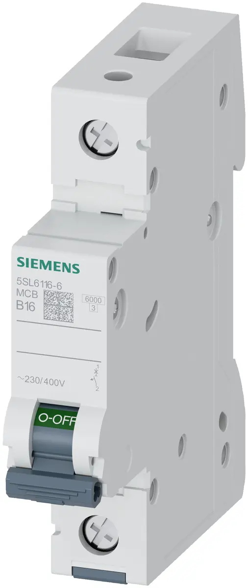 Siemens 5SL6116-6 Drošinātājs automātiskais 1 polu