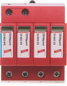 Dehn DEHNguard M TT 275 Modular Surge Arrester for TT and TN-S Systems, Type 2, 4-Pole