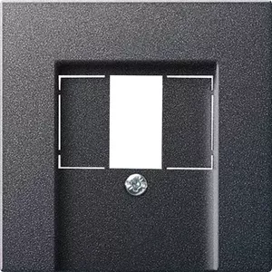 Wall plate / switch cover GIRA 027628 in anthracite, conventional design, single pack