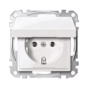 Kontaktligzda merten MEG2311-0319 CEE 7/3 balta, termoplastika, 250 V 16 A
