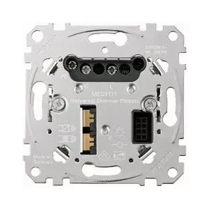 Iebūvējamais dimmeris Merten MEG5171-0000, metāliska apdare, 220–230 V AC, 50–60 Hz, rezistīvais slodze līdz 420 W
