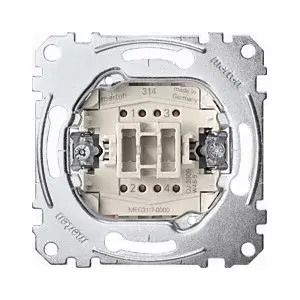 Elektriskais slēdzis 1P Merten MEG3117-0000, 1 pols, 10 A, 250 V, metāliska, IP20