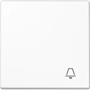 Wall switch JUNG LS 990 K WW — modular rocker design, white glossy finish