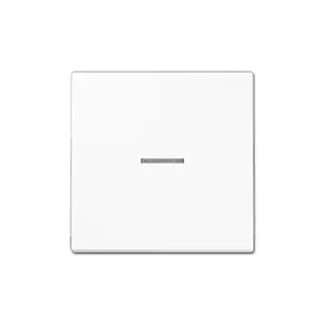 Wall switch cover plate Jung LS 990 KO5 WW, white, IP44, compatible with 4071.02/4071.01 LED