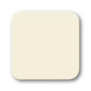 Wall plate cover Busch‑Jaeger 2506-212 Beige, screwless, 54×54 mm