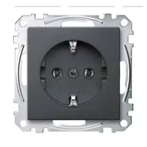 Розетка Type F Merten MEG2301-0414, 16 A, 250 V, антрацит