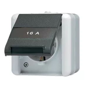 Outlet box JUNG 820 NAW Type F for flush-mounted power sockets, model 820 NAW
