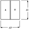 Cover plate Busch‑Jäger 1785 JA‑84 Photo 2