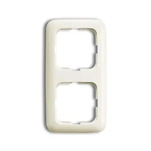 Wall plate / switch cover Busch-Jaeger 1725-0-0555, white, screwless, 81×152 mm, 11 mm thick