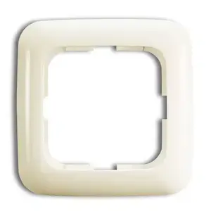Wall plate / switch cover Busch-Jaeger 1725-0-0548 — cream, screwless, 81×81 mm, 11 mm thick