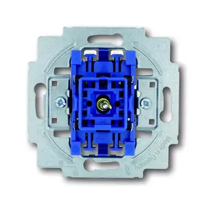 Elektriskais slēdzis 2P Busch-Jaeger 1022-0-0656 — 2-polus, 250 V, zils/pelēks, 71×71×25 mm