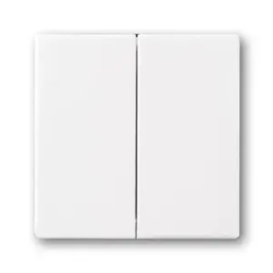 Wall switch cover plate Busch-Jaeger 1785-84 White 63×63 mm single-pack