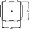 Wall plate Busch-Jaeger 1710-0-3161 Photo 2
