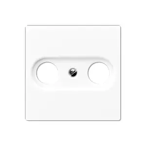 Wall plate cover JUNG A 561 PLTV WW White, duroplast, single pack