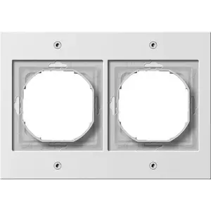 Накладная рамка Gira TX_44 White — термопластик, обычный дизайн, 110×157×16,3 мм