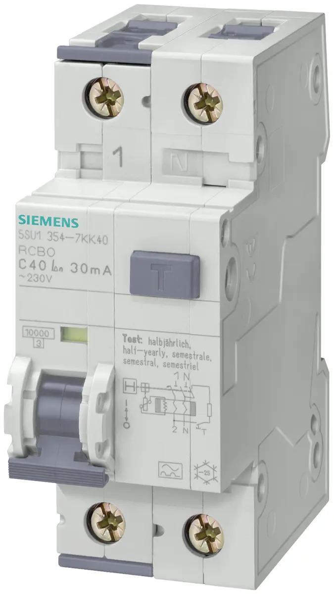 Siemens noplūdes strāvas automāts 5SU1354-6KK10 1+N