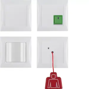 Berker 52008989 Настенная панель для системы экстренного вызова, белая