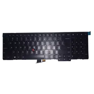 Keyboard for Lenovo T540p laptop, German layout, black, spare part (04Y2477)