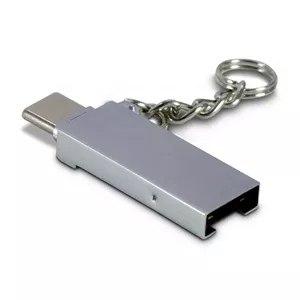 Inter-Tech 88885469 card reader USB 2.0 Type-A/Type-C Internal Zinc