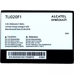 Alcatel - Oriģinālā baterija - TLI20F1 - One Touch Pop C7 OT-7040 un OT-7041- 2000mAh (TLi020F1)