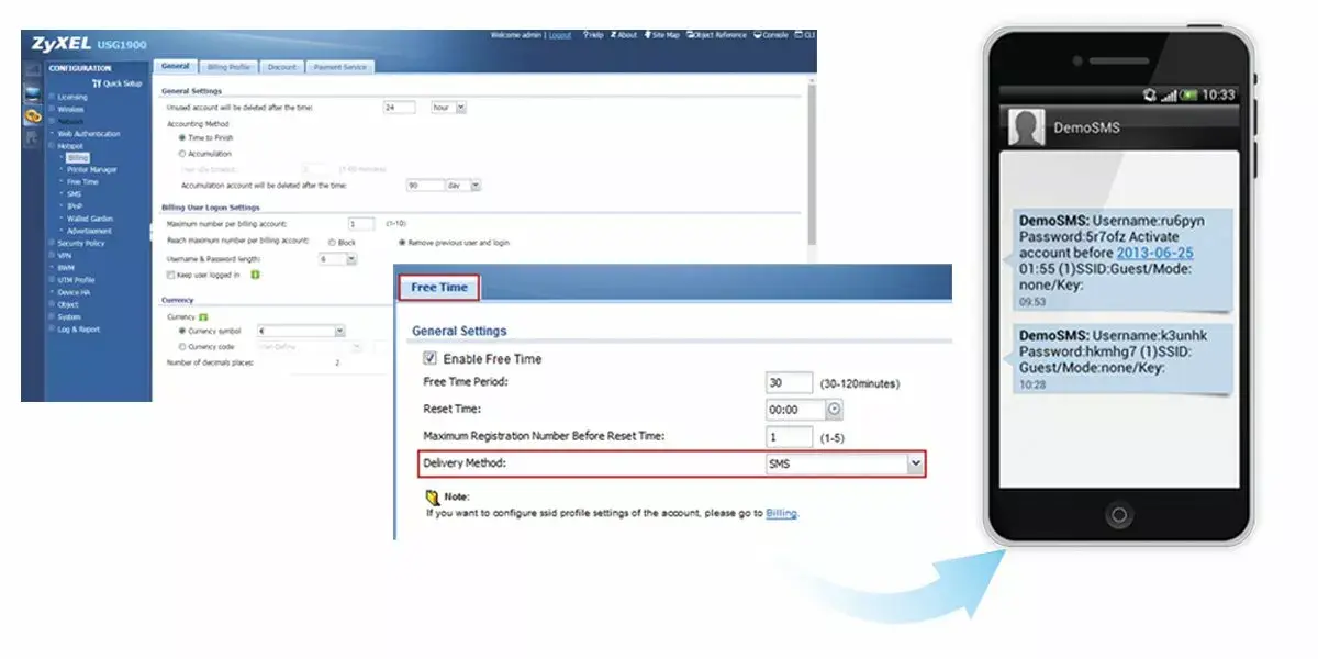 Лицензия Zyxel Hotspot Management для USG110-USG1900 Photo 2