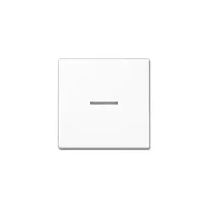 Light switch JUNG A 590 KO5 WW — 1-gang button, Duroplast white, 55×55 mm