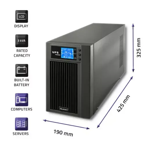 Источник бесперебойного питания Qoltec 53043 Photo 3