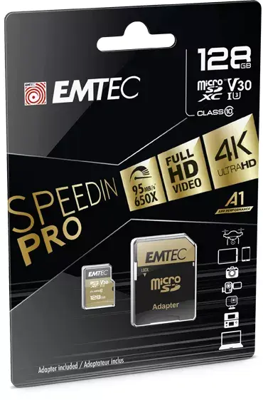 MicroSDXC Emtec 128 ГБ SpeedIN PRO Photo 2