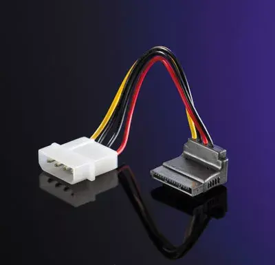 Jaudas adaptera kabelis ROLINE 4-pin HDD uz SATA Photo 2