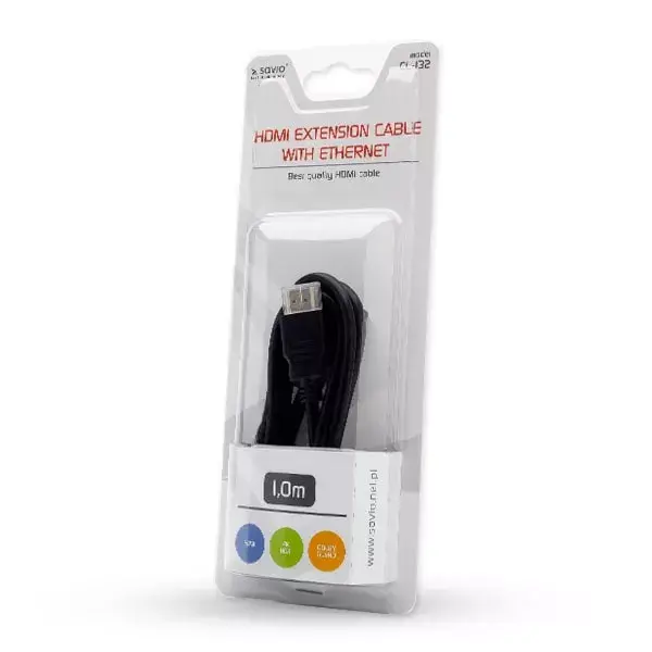 HDMI kabelis SAVIO CL-132 1 m Photo 2