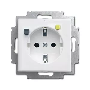 Socket outlet Busch-Jaeger 3116-0-0663 CEE 7/3, 250 V, 16 A, Silver/White