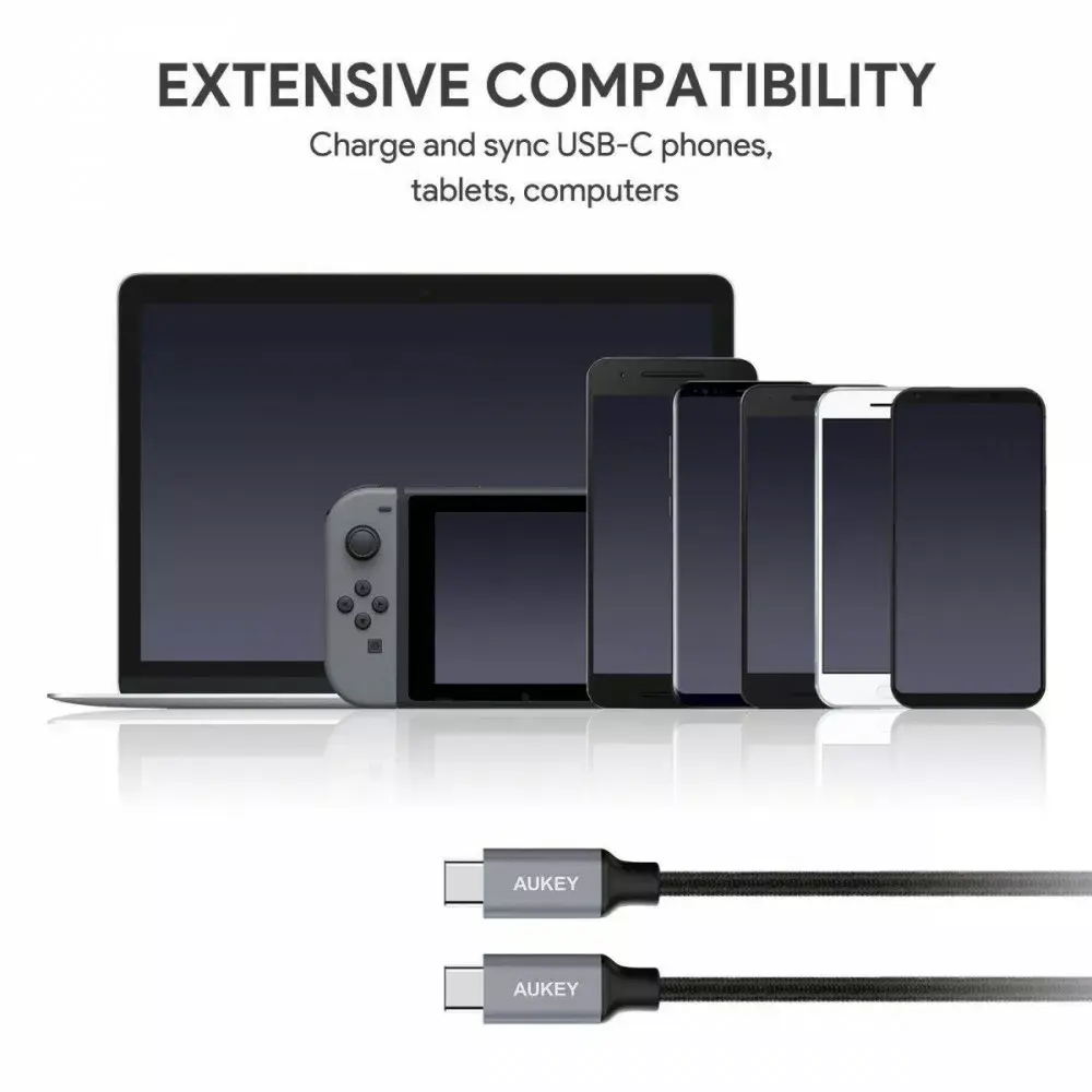 USB-C cable Aukey CB-CD6 2m Photo 5
