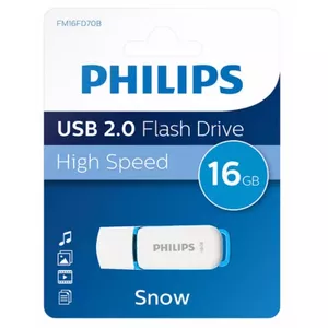 Philips FM16FD70B USB флеш накопитель 16 GB USB тип-A 2.0 Синий, Белый