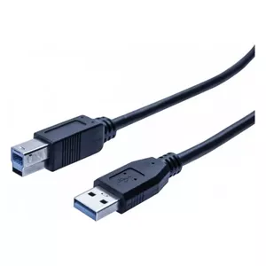 Tecline 532463 USB kabelis 0,5 m USB 3.2 Gen 1 (3.1 Gen 1) USB A USB B Melns