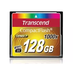 CompactFlash Transcend 128GB MLC 160MBs TS128GCF1000