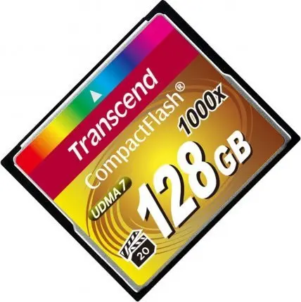 CompactFlash Transcend 128GB TS128GCF1000 Photo 3