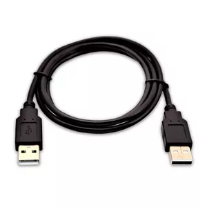 USB Cable V7 Black USB 2.0 A Male to A Male 1m 3.3ft