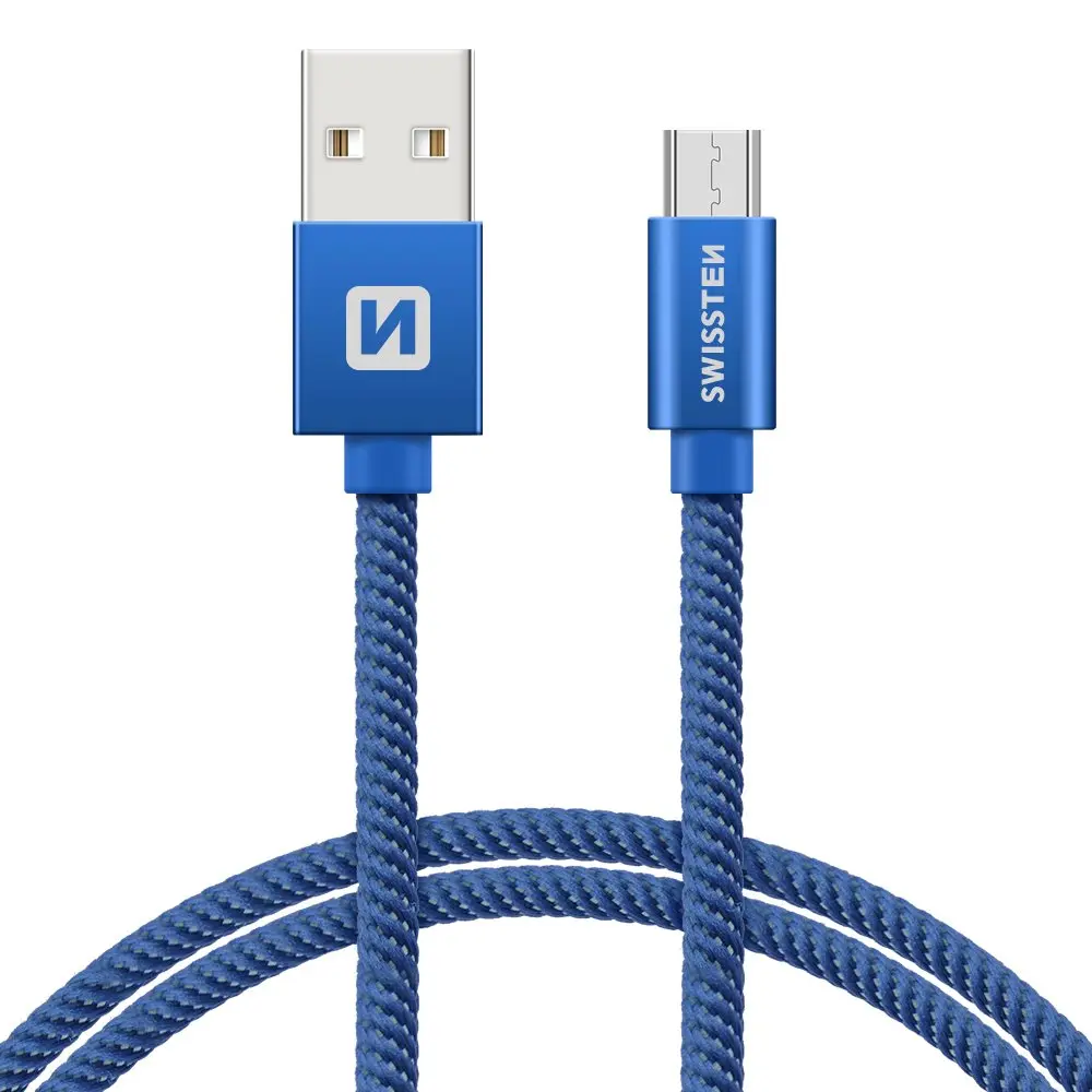 Micro USB datu/uzlādes kabelis SWISSTEN 0