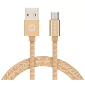 USB кабель Swissten 71522304 2м USB A Micro-USB B Gold